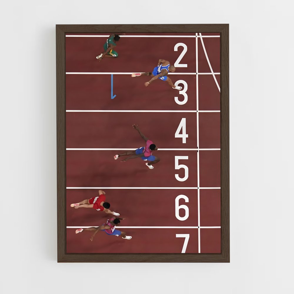 Poster Marcell jacobs – affiche Athlétisme (vue 5)